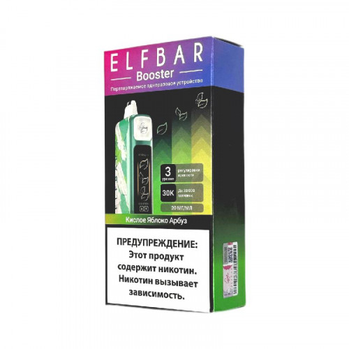 Elf Bar 30000 Кислое яблоко арбуз